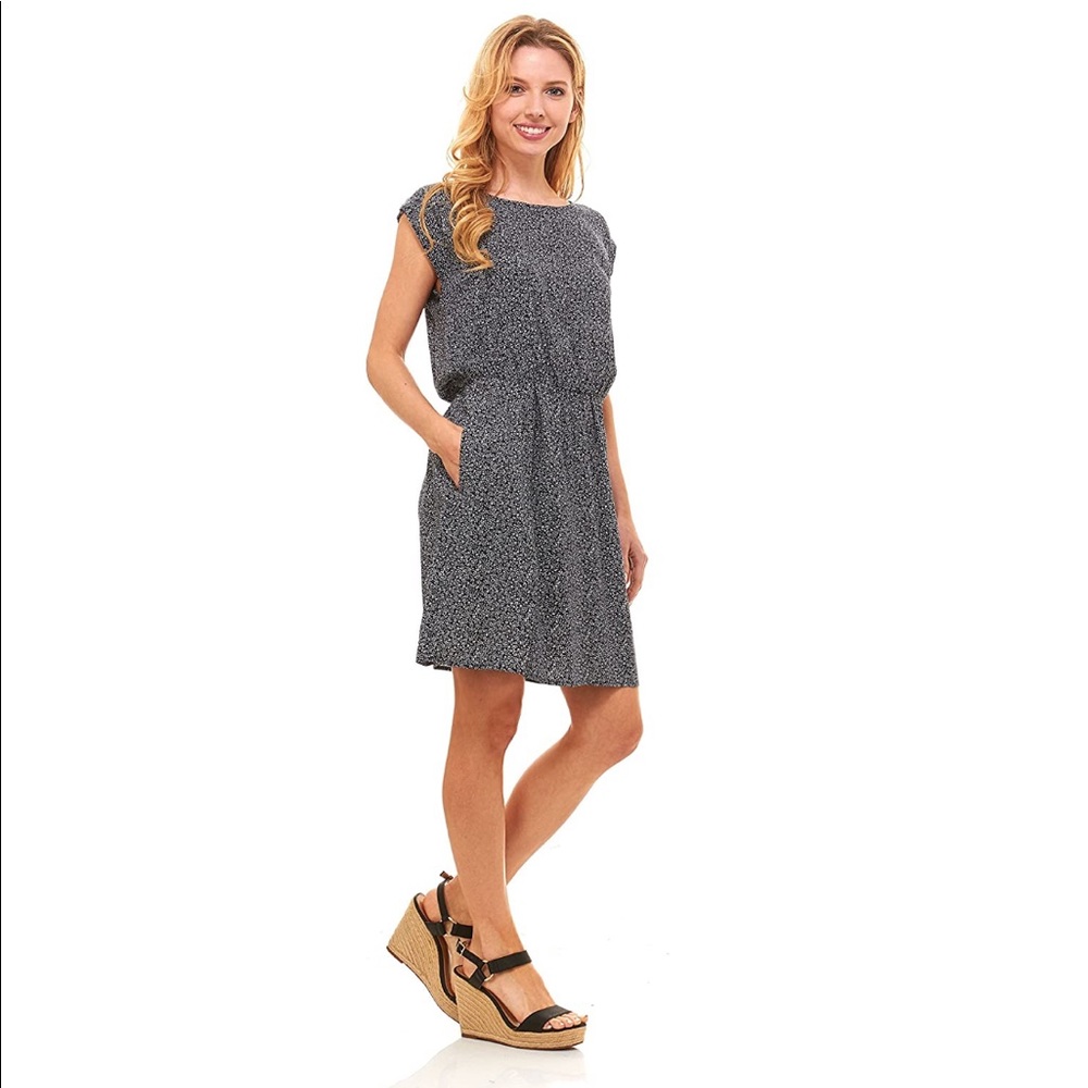 Navy Floral Dress by Red Hanger